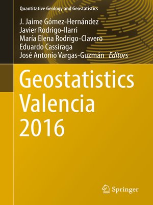 cover image of Geostatistics Valencia 2016
